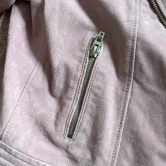 BlankNYC plus size blush pink suede jacket - 1X - Originally $198 - like new - Picture 4 of 6